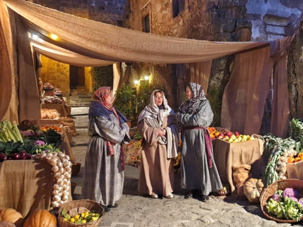 Il Presepe vivente di Civita di Bagnoregio con Arezzo e Orvieto