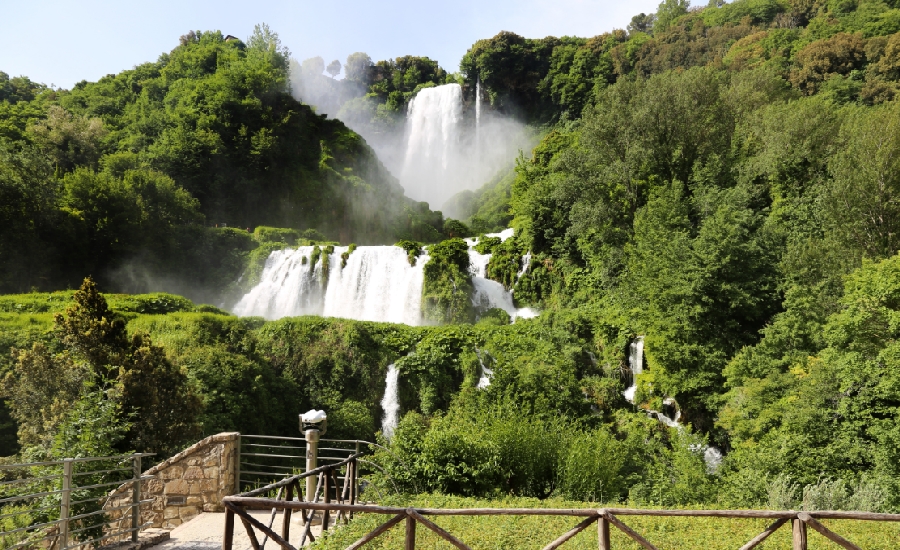 Umbria con la Cascata delle Marmore