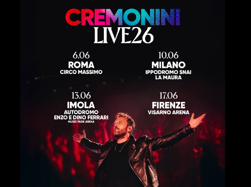 Cesare Cremonini Live2026 Milano Ippodromo - solo pullman A/R