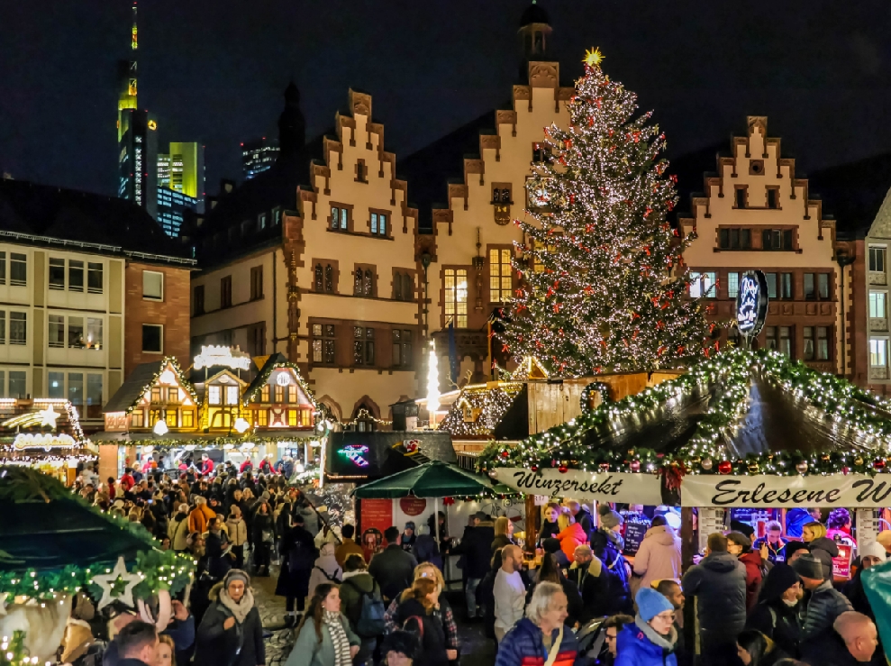 Luci di Natale nel cuore della Germania